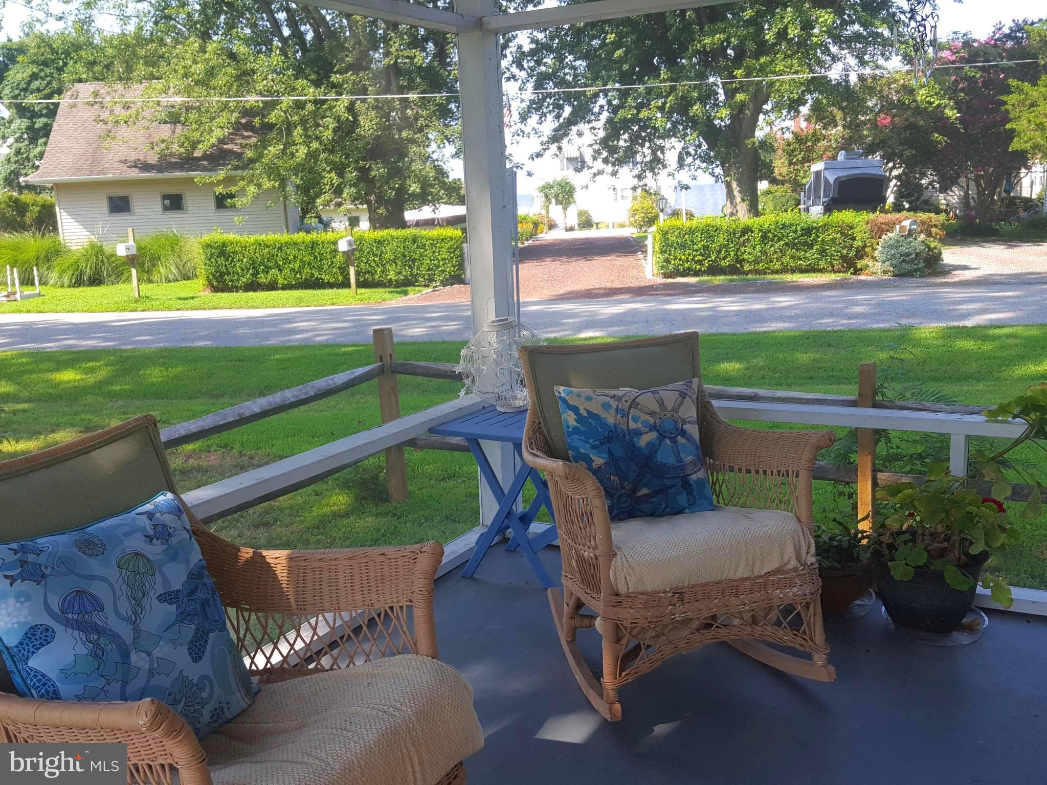 5835 Beach Road Rock Hall, MD 21661 - Photo 10 of 26 You can see the bay from the porch.