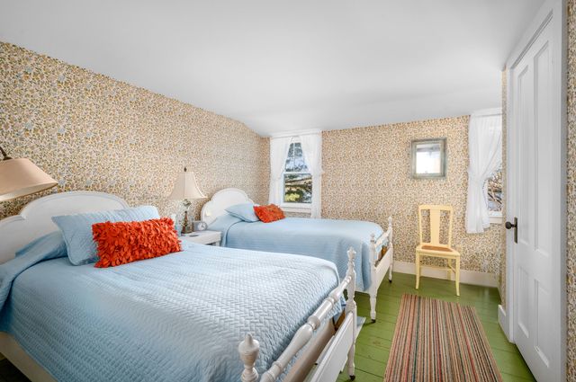 a view of a yard with plants