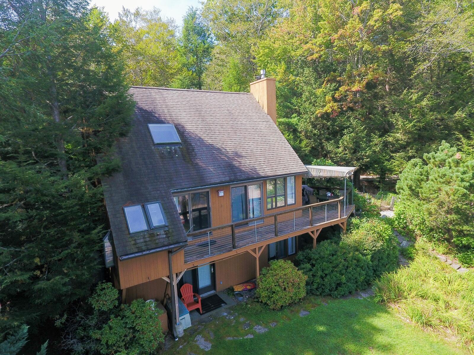 109 Wild Acres Road Raymond, ME 04071 - Photo 2 of 35 Water side of house