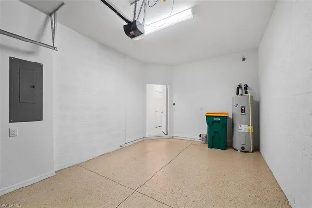 a view of backyard of house