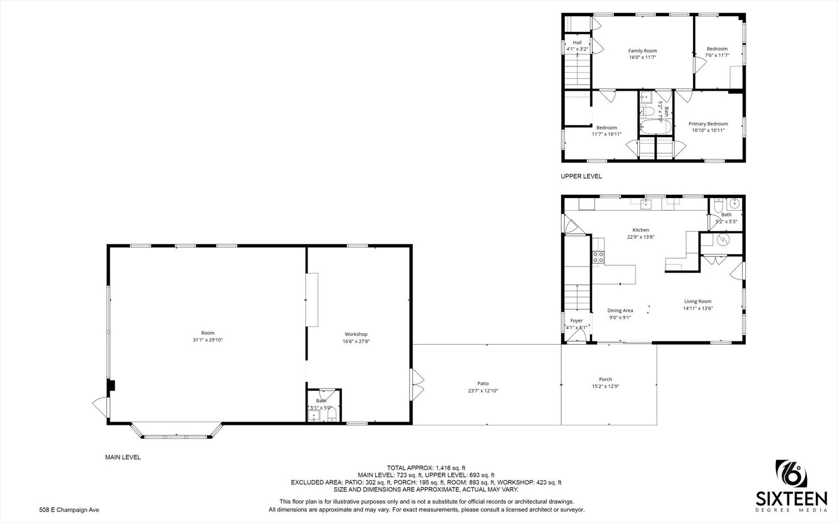 508 East Champaign Avenue Rantoul, IL 61866 - Photo 48 of 48 a picture of floor plan
