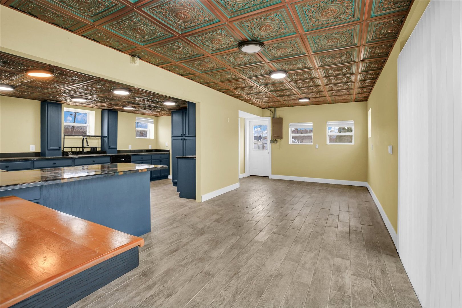 508 East Champaign Avenue Rantoul, IL 61866 - Photo 8 of 48 a view of a kitchen with a large window