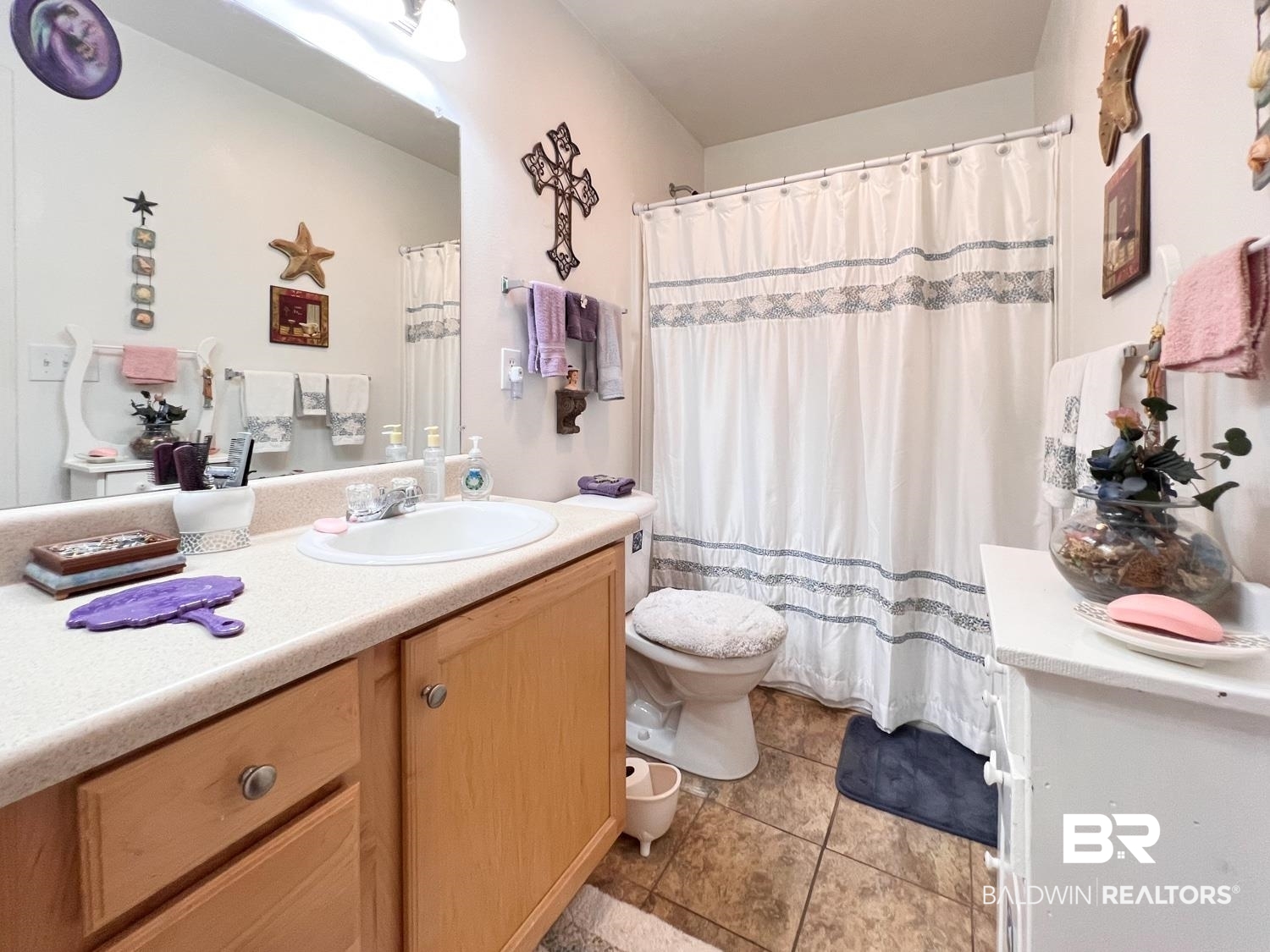 16690 Plum Court Loxley, AL 36551 - Photo 9 of 30 Bathroom featuring toilet, tile patterned floors, and vanity