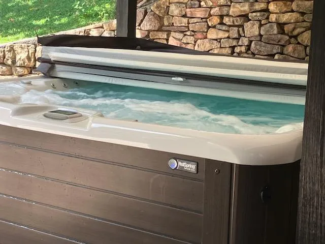 a view of back yard of the house