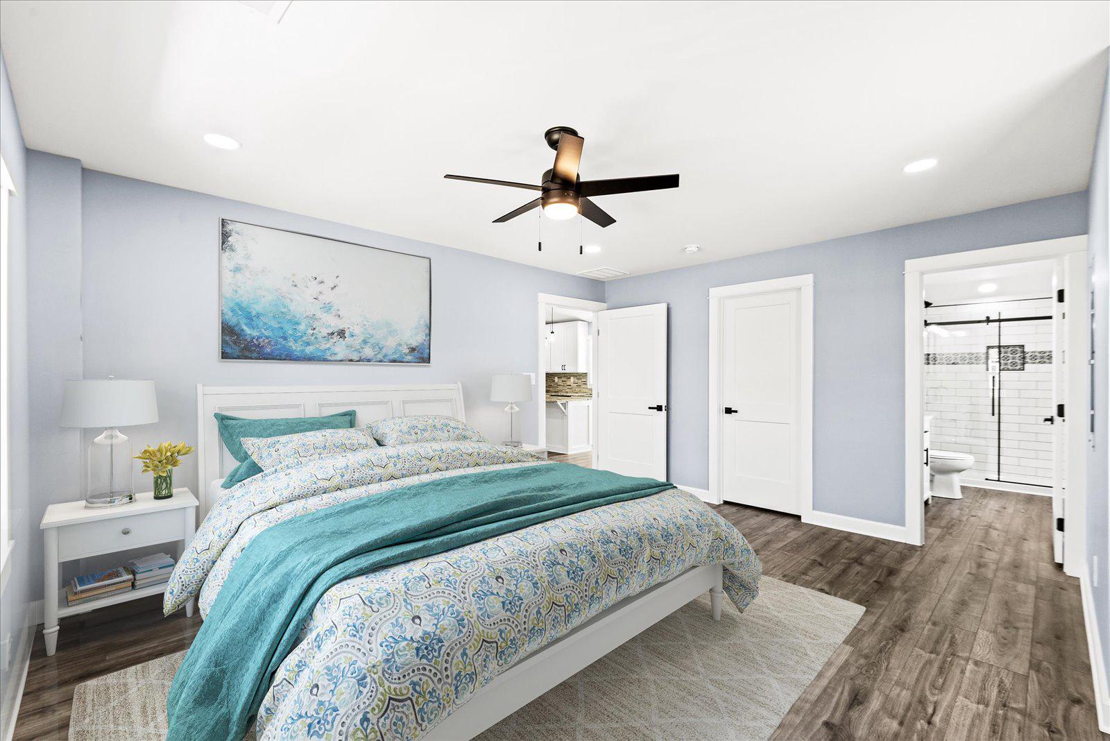 408 Wirt Street Colonial Beach, VA 22443 - Photo 22 of 48 Virtually staged _ Primary Bedroom