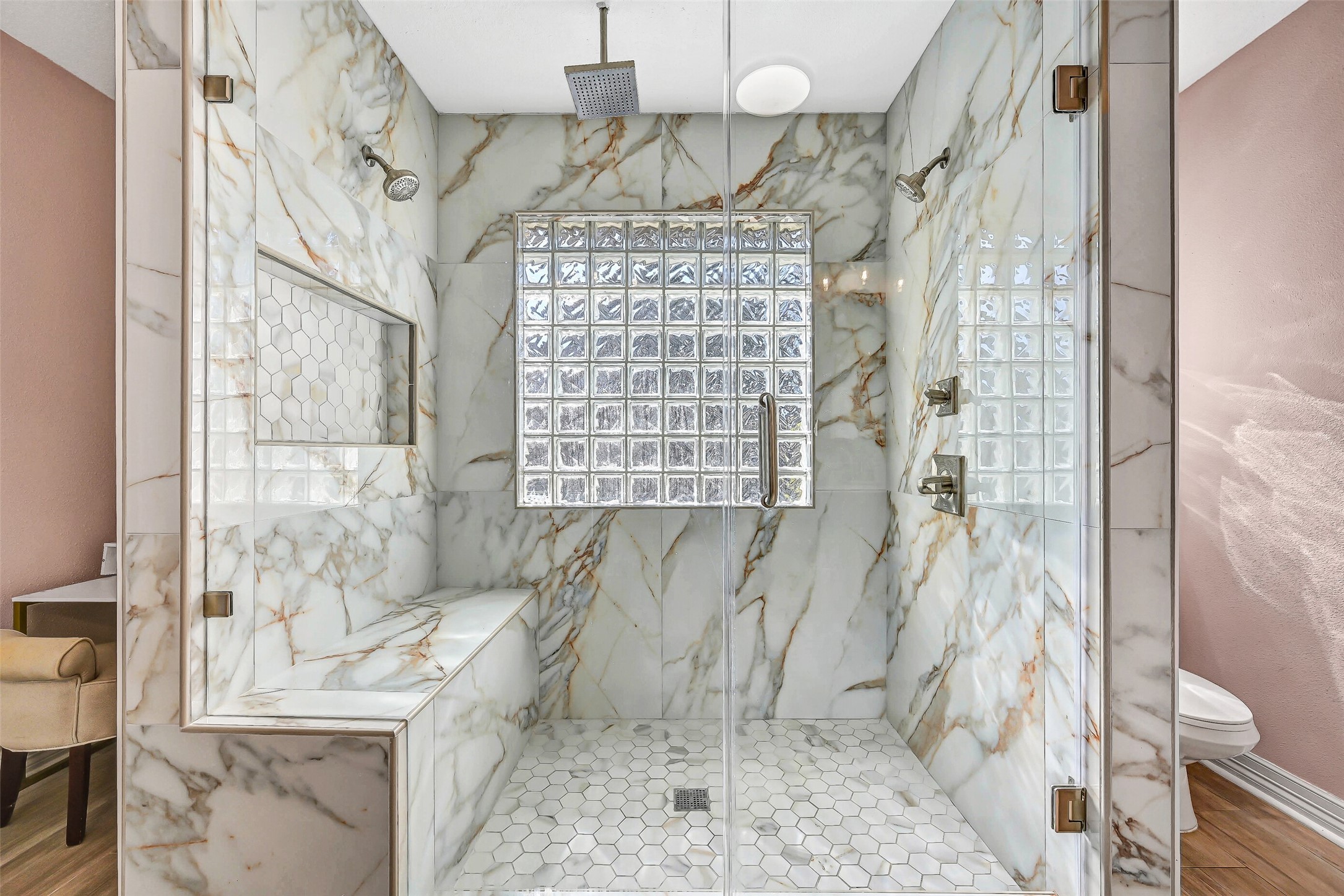 4721 Willow Street Pasadena, TX 77586 - Photo 18 of 30 a bathroom with a bathtub and shower