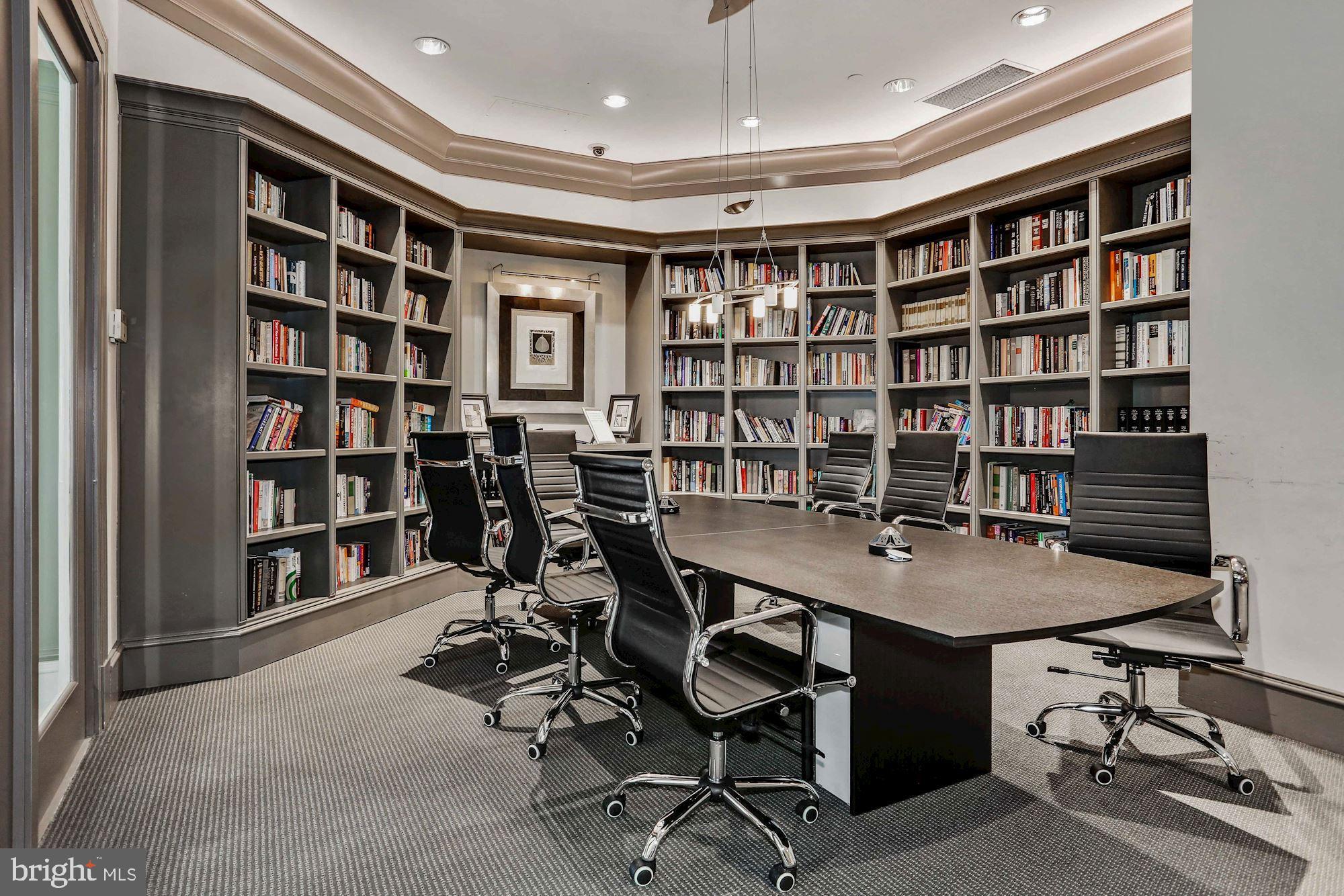 851 North Glebe Road, Unit 418 Arlington, VA 22203 - Photo 19 of 25 Building library and conference room