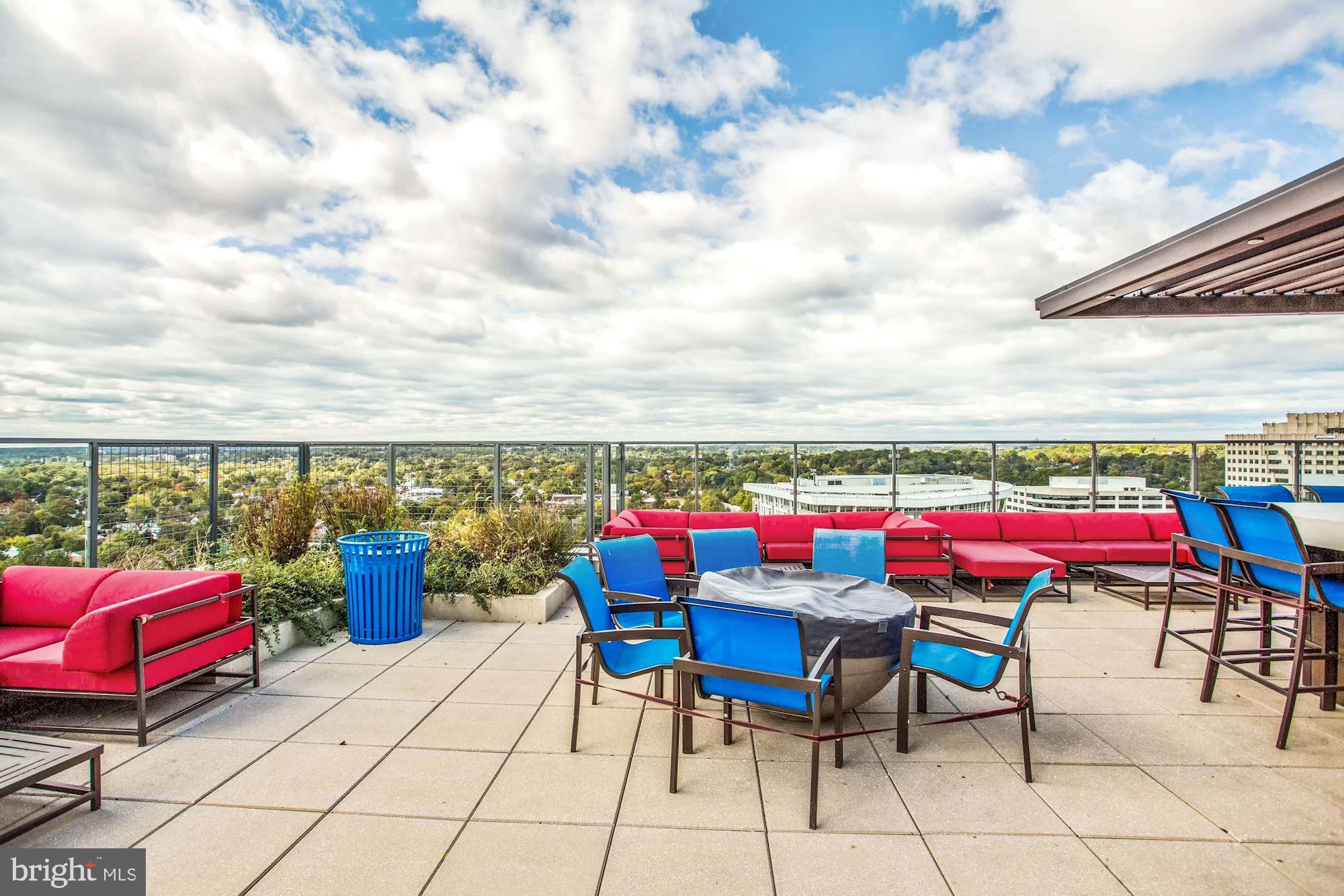 851 North Glebe Road, Unit 418 Arlington, VA 22203 - Photo 22 of 25 Rooftop lounge area