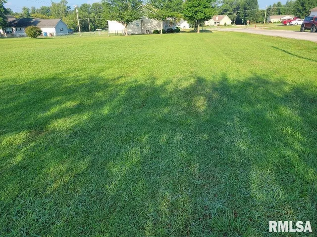 a view of an ocean with a big yard