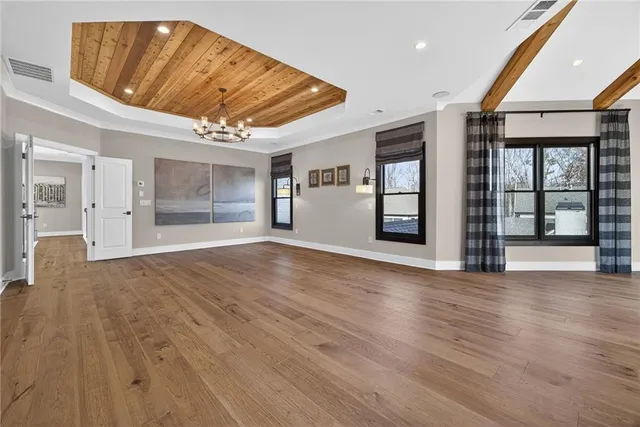 a view of an empty room with window