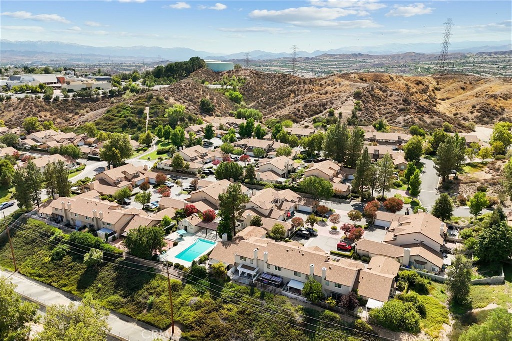 28345 Seco Canyon Road, Unit 97 Saugus, CA 91390 - Photo 38 of 38 an aerial view of residential houses with city view