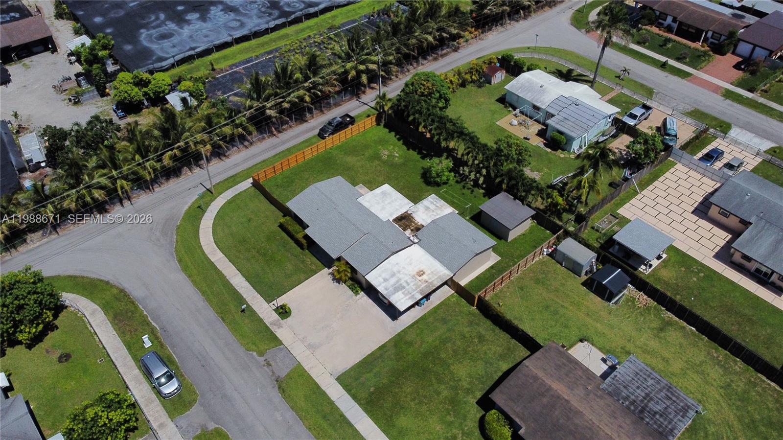 18900 Southwest 313th Street Homestead, FL 33030 - Photo 32 of 40 an aerial view of a house