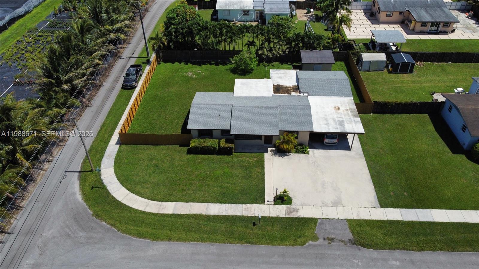 18900 Southwest 313th Street Homestead, FL 33030 - Photo 35 of 40 an aerial view of a house