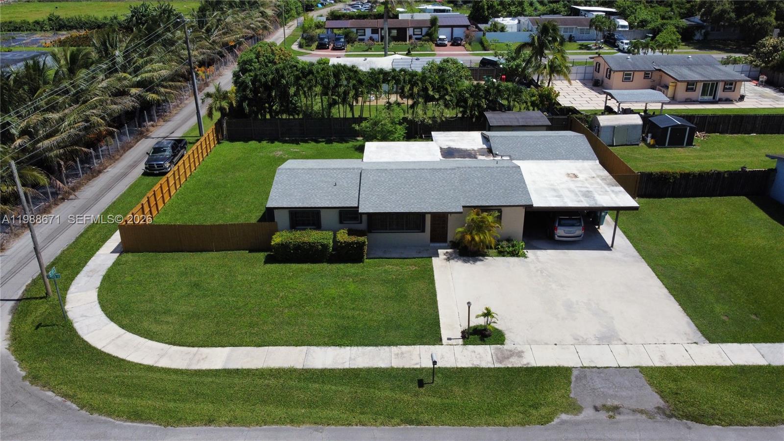 18900 Southwest 313th Street Homestead, FL 33030 - Photo 36 of 40 an aerial view of a house