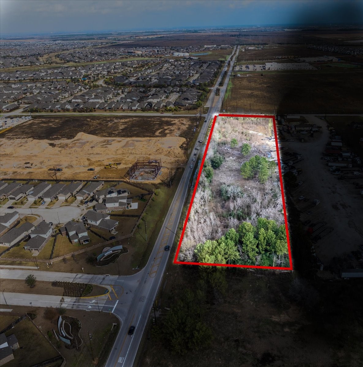 22909 Beckendorff Road Katy, TX 77449 - Photo 4 of 5 a view of a balcony with wooden floor and a yard