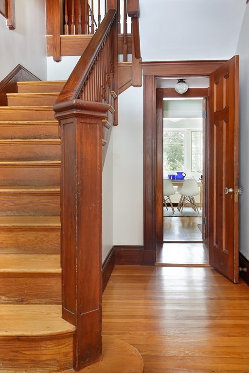 34 Livermore Road Wellesley, MA 02481 - Photo 4 of 36 a view of entryway and hall with wooden floor