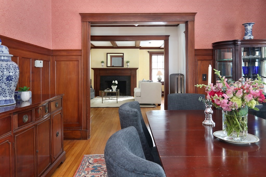 34 Livermore Road Wellesley, MA 02481 - Photo 10 of 36 a view of living room and dining room