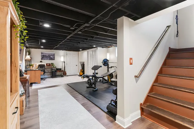 a view of living room with furniture and a view of living room