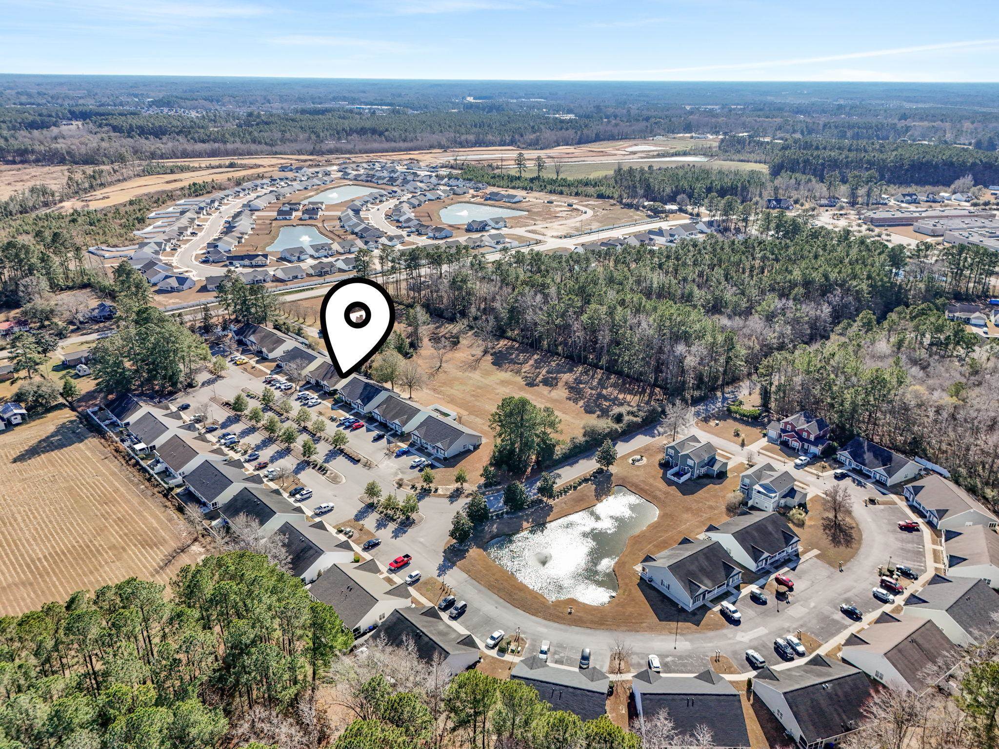 135 Country Manor Drive, Unit B Conway, SC 29526 - Photo 35 of 40 Aerial view of property and surrounding area