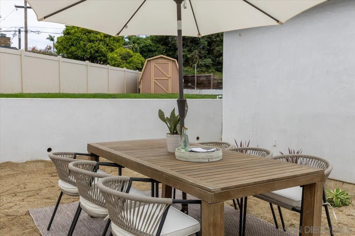3663 Oleander Drive San Diego, CA 92106 - Photo 20 of 46 a dining table with chairs and table