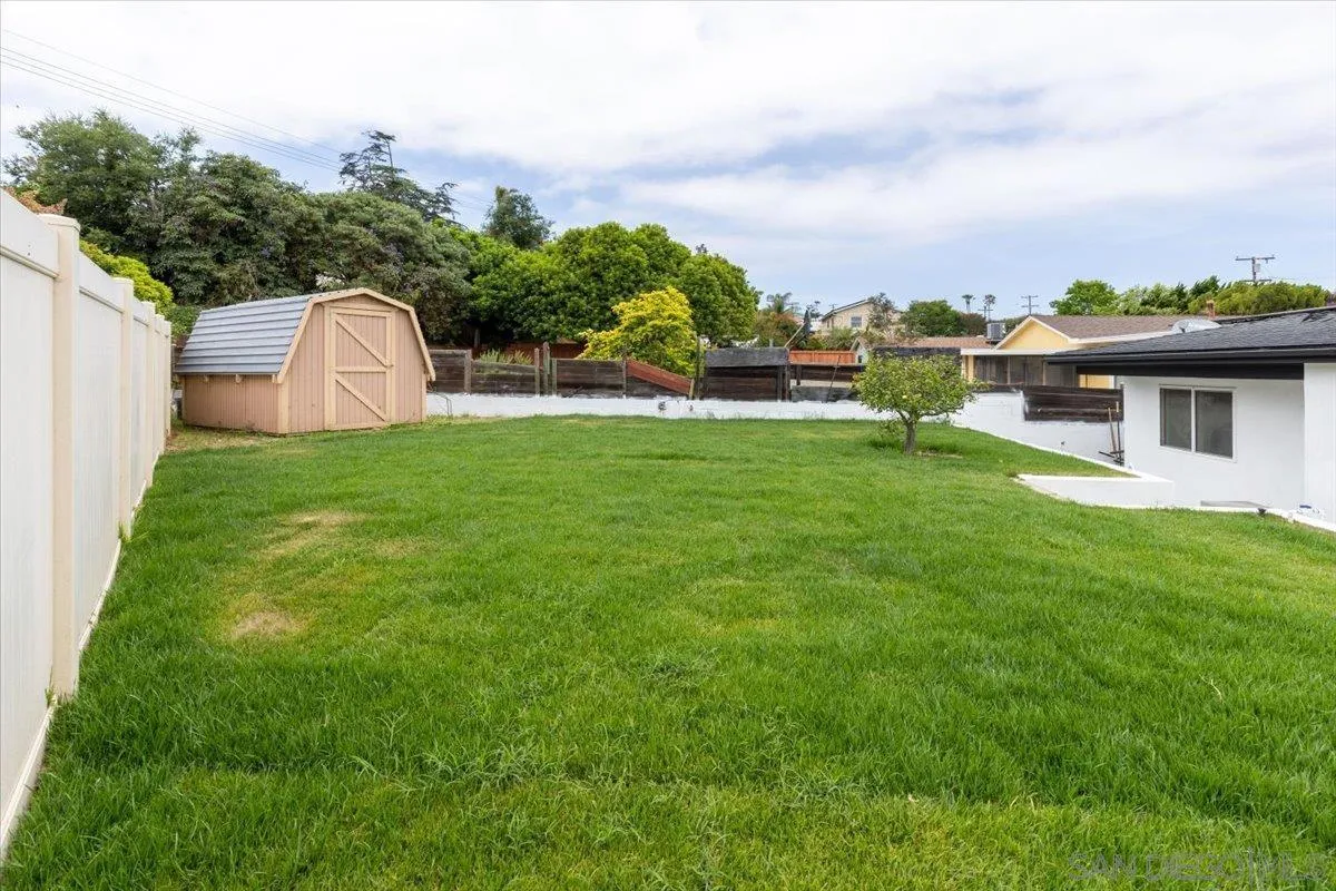 3663 Oleander Drive San Diego, CA 92106 - Photo 35 of 46 a view of a garden with a house
