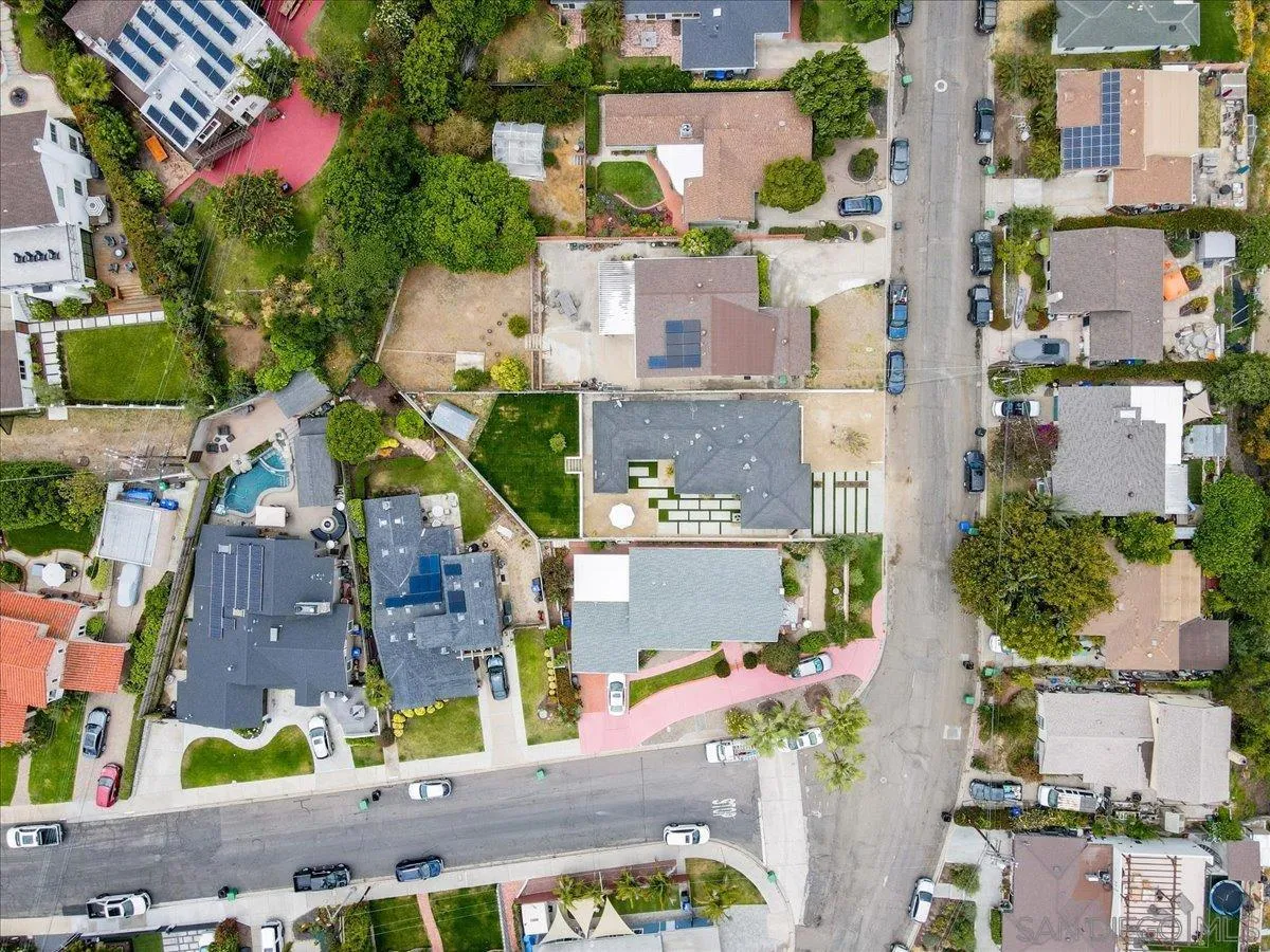3663 Oleander Drive San Diego, CA 92106 - Photo 46 of 46 an aerial view of residential houses with outdoor space