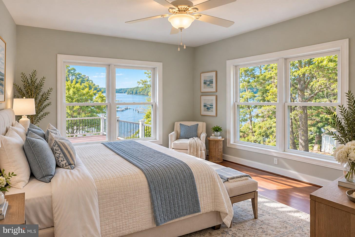 575 Laurel Road Riva, MD 21140 - Photo 19 of 35 Main Floor Bedroom with Views