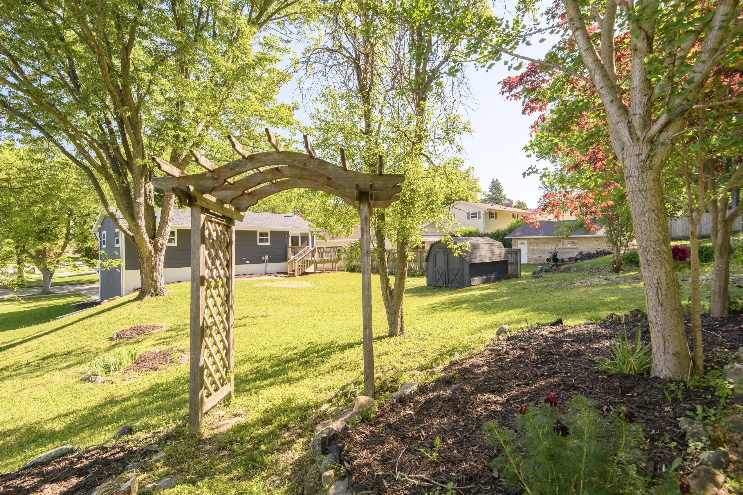 1717 Sunset Ridge Drive West West Bend, WI 53090 - Photo 24 of 28 Large yard to make your own!