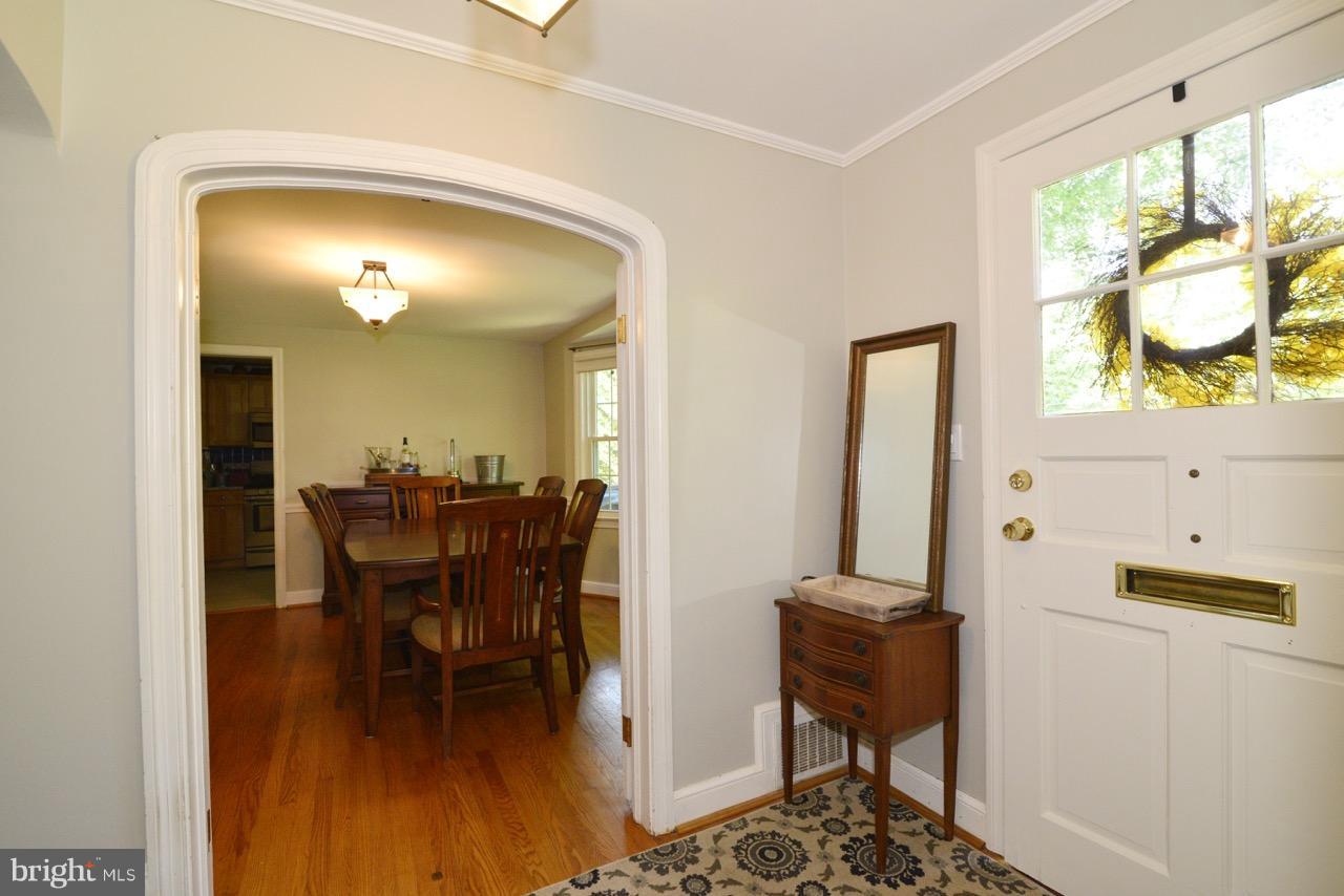 Front foyer with hardwood floors redone 2012.