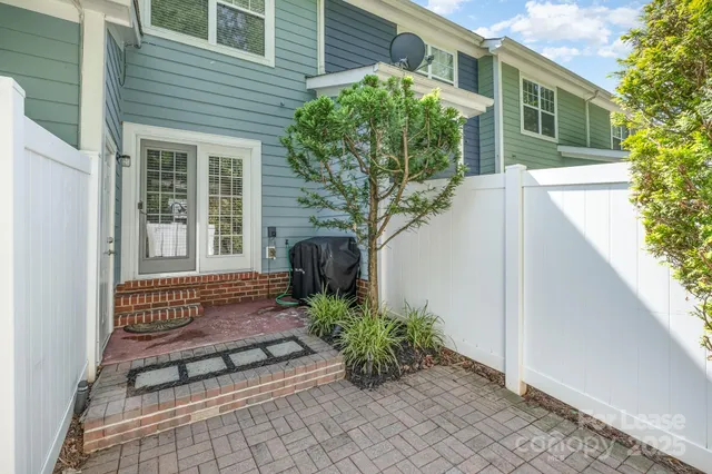 a view of balcony with patio