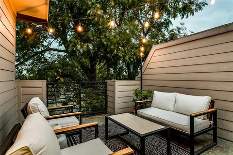 a view of outdoor space with seating