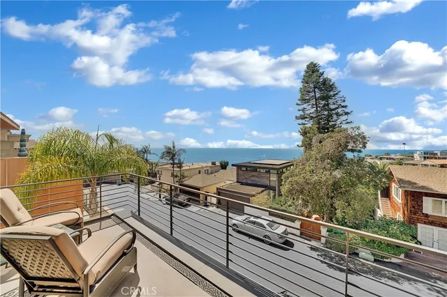 a view of a terrace with couches