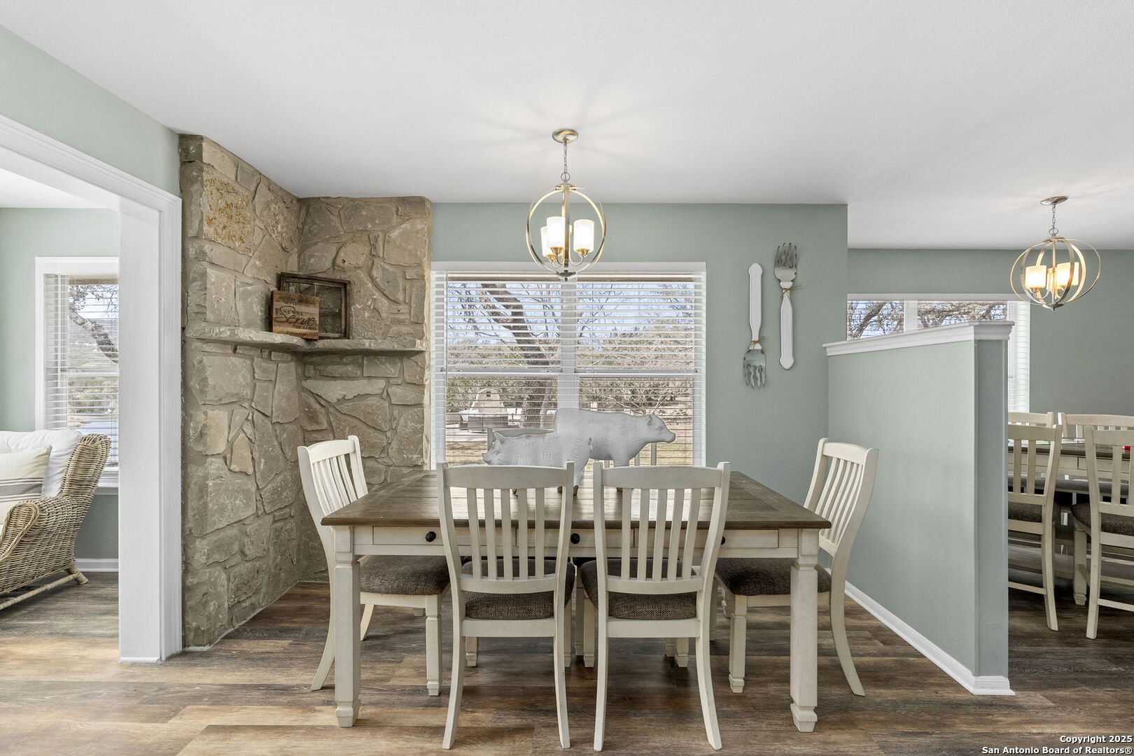 668 Indian Mound Road Tarpley, TX 78883 - Photo 19 of 50 a dining room with furniture and window