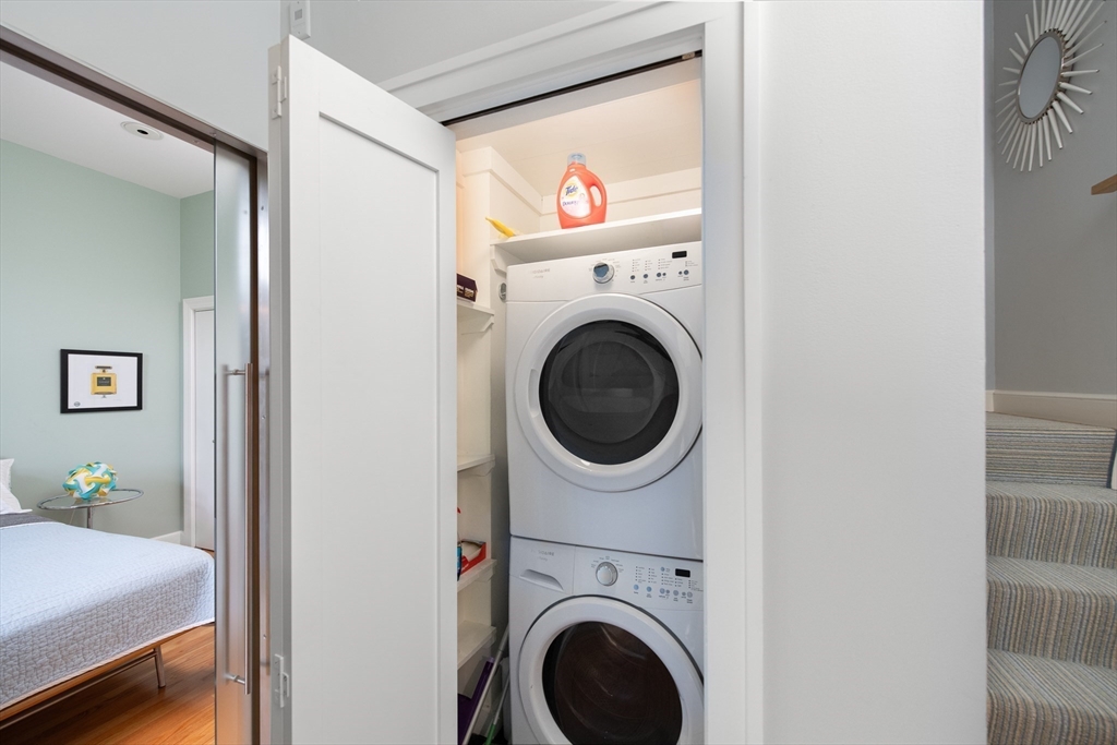 130 Appleton Street, Unit 4D Boston, MA 02116 - Photo 26 of 34 a utility room with dryer and washer