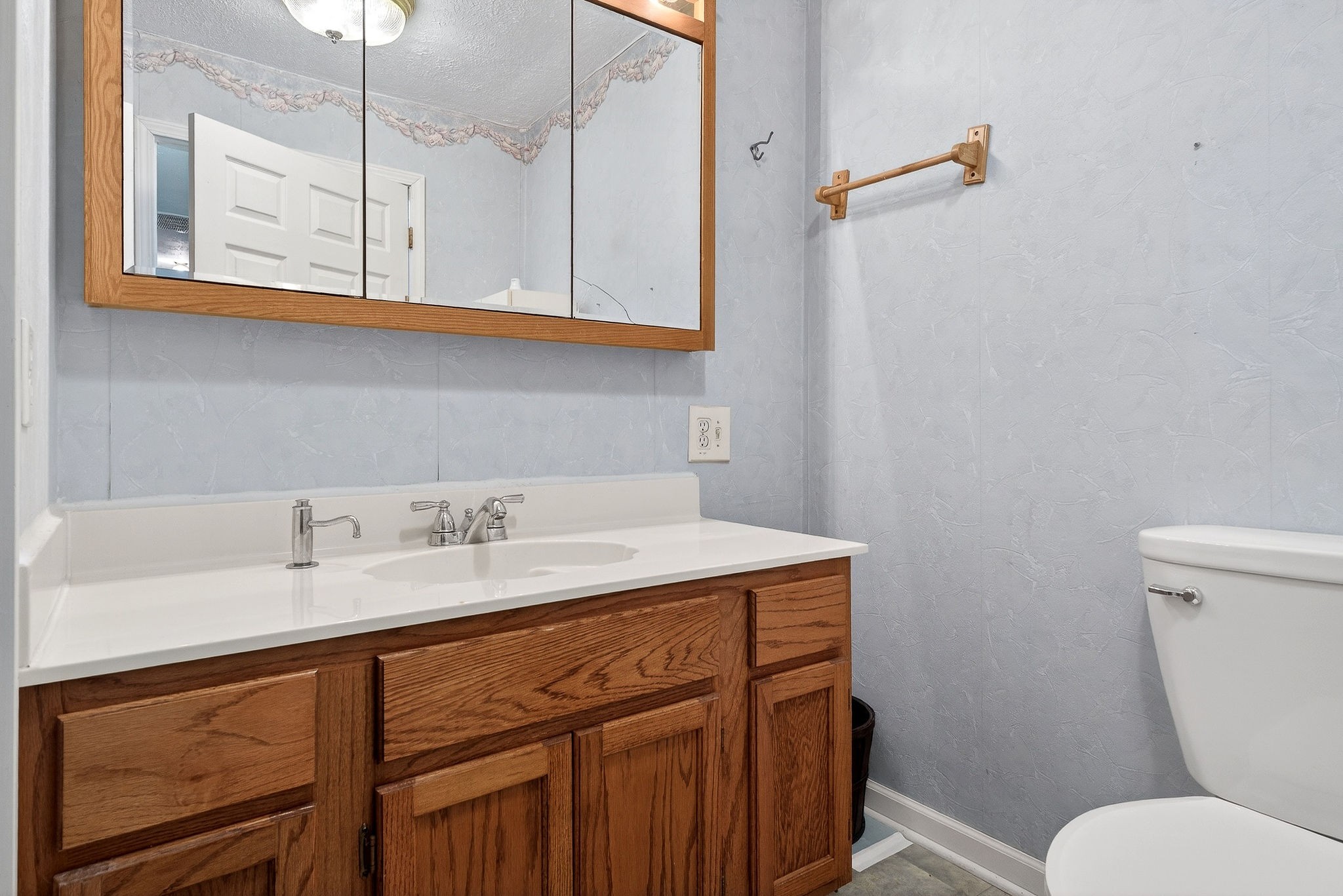 850 Wesley Chapel Road Sparta, TN 38583 - Photo 18 of 68 a bathroom with a sink and a toilet