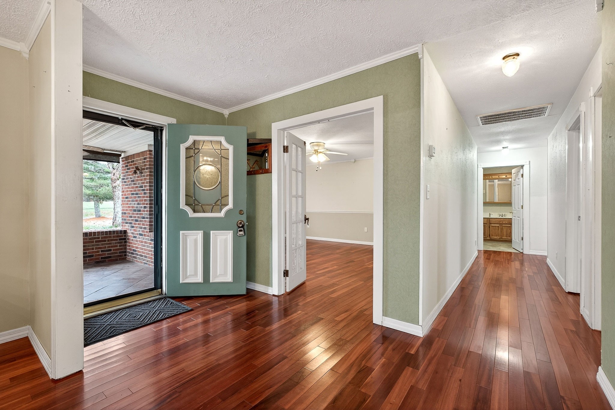 850 Wesley Chapel Road Sparta, TN 38583 - Photo 25 of 68 a view of a hallway with wooden floor