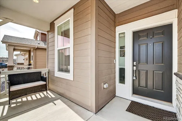 a view of front door of a house