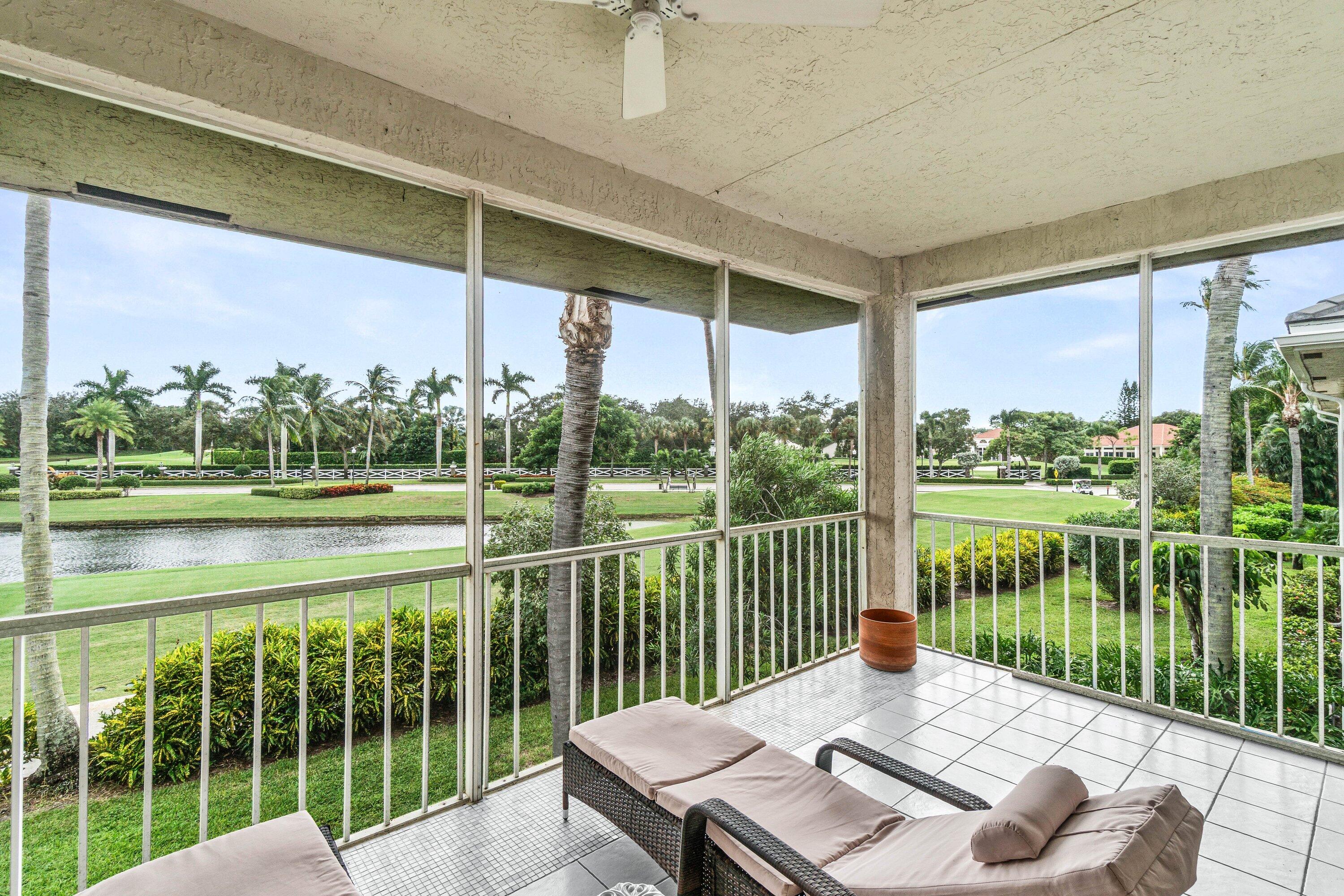 5184 Lake Catalina Drive, Unit D Boca Raton, FL 33496 - Photo 22 of 54 Screened Balcony
