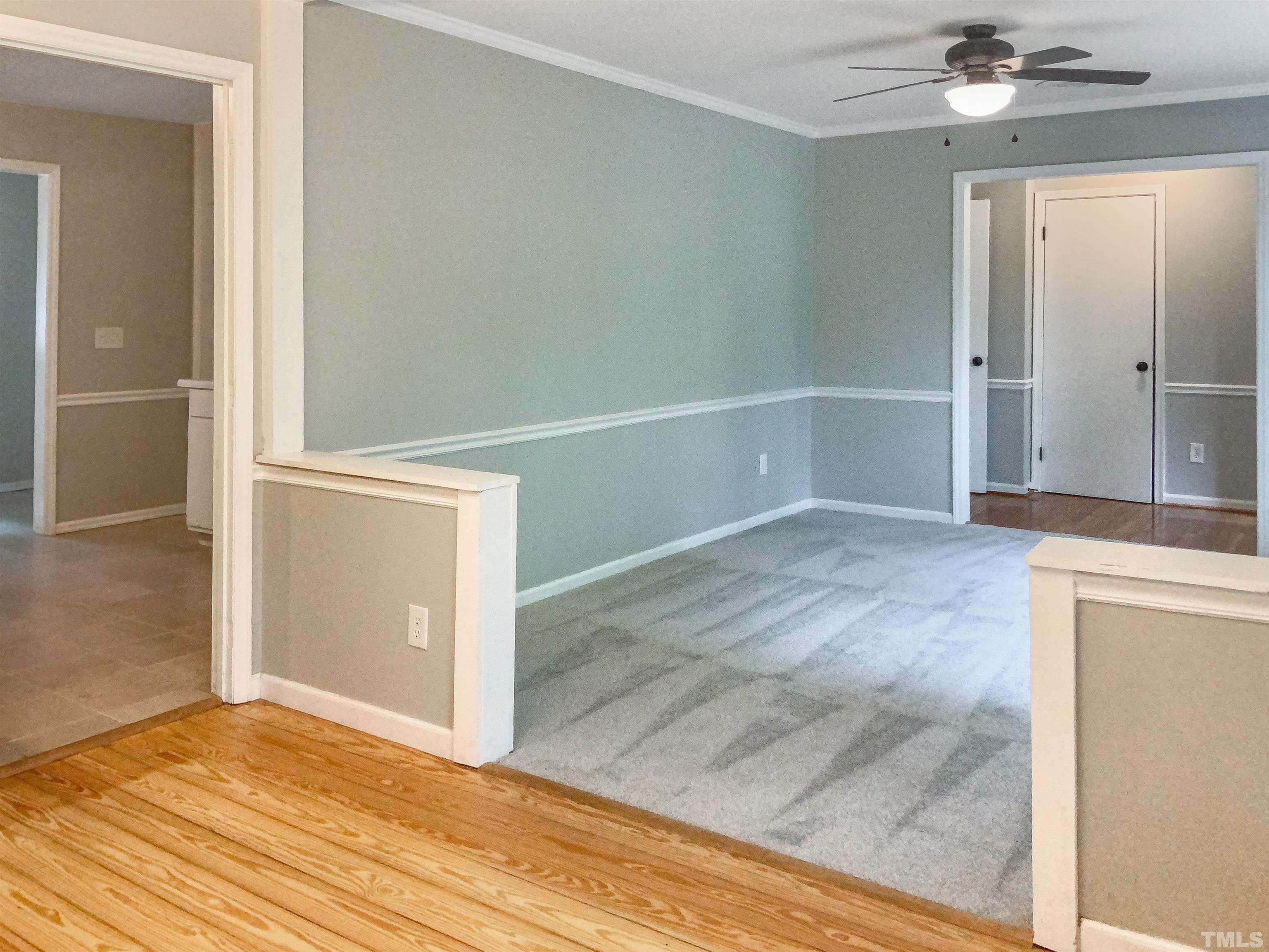 7312 Mine Valley Road Raleigh, NC 27615 - Photo 10 of 19 wooden floor in an empty room