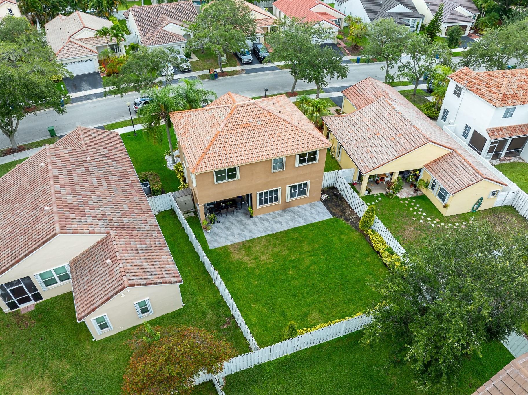 695 Falling Water Road Weston, FL 33326 - Photo 23 of 31 an aerial view of a house with a garden