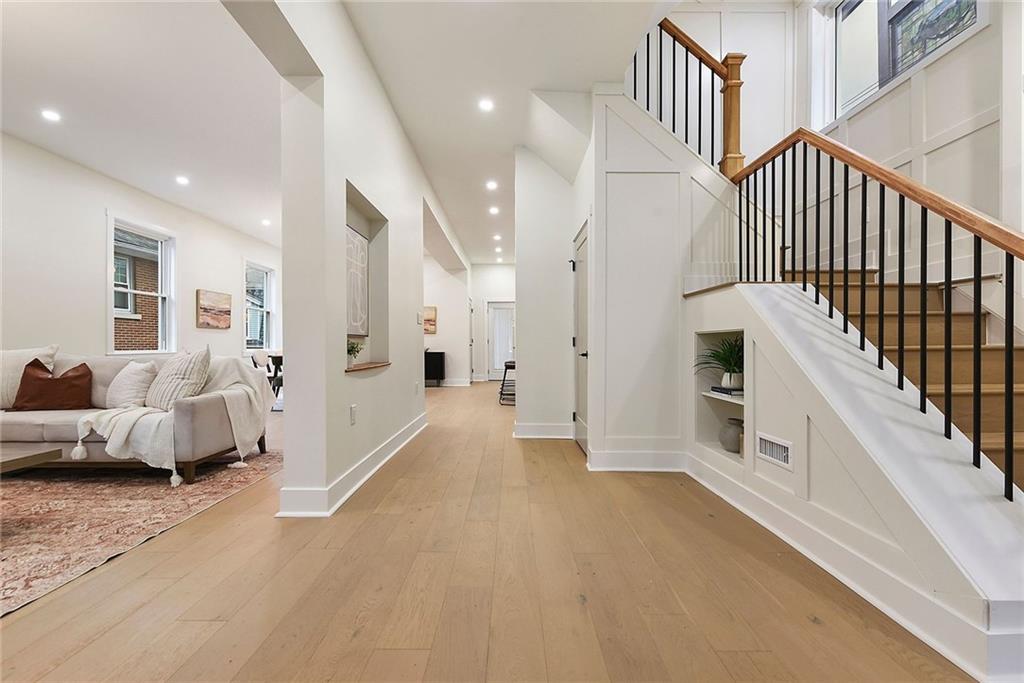 919 Heberton Street Pittsburgh, PA 15206 - Photo 6 of 49 a view of entryway and hall with wooden floor