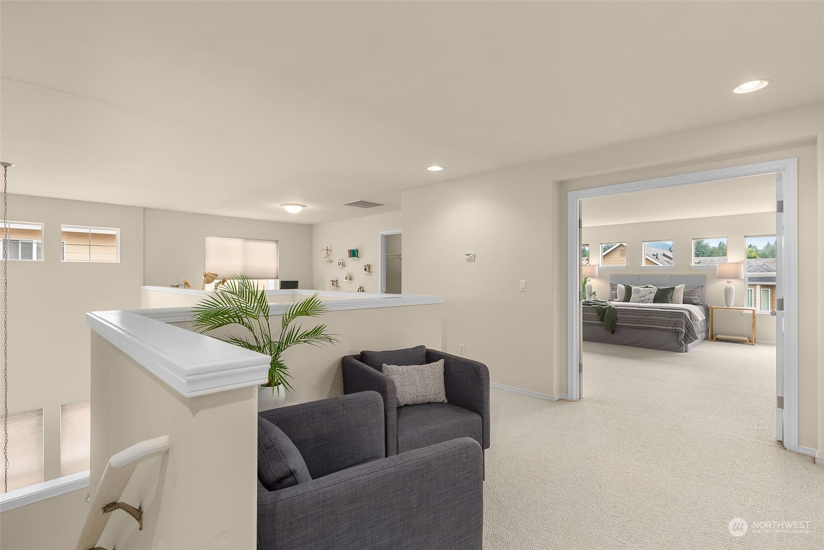 554 Rosario Avenue Northeast Renton, WA 98059 - Photo 18 of 38 a living room with furniture and a large window