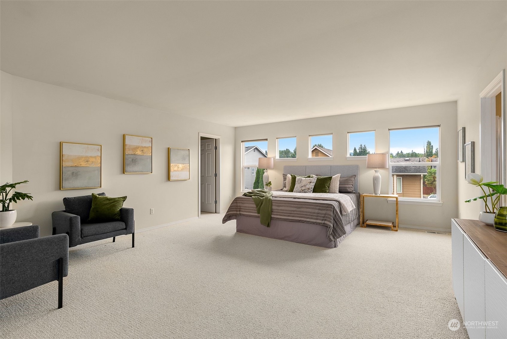 554 Rosario Avenue Northeast Renton, WA 98059 - Photo 19 of 38 a living room with furniture and a large window