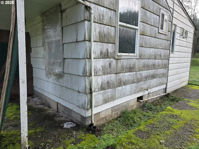 a view of a small barn