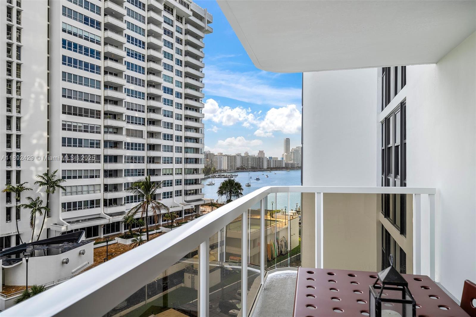 9 Island Avenue, Unit 710 Miami Beach, FL 33139 - Photo 12 of 15 a view of balcony with workspace