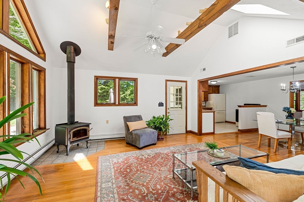 371 Longley Road Groton, MA 01450 - Photo 6 of 33 a living room with furniture and a large window