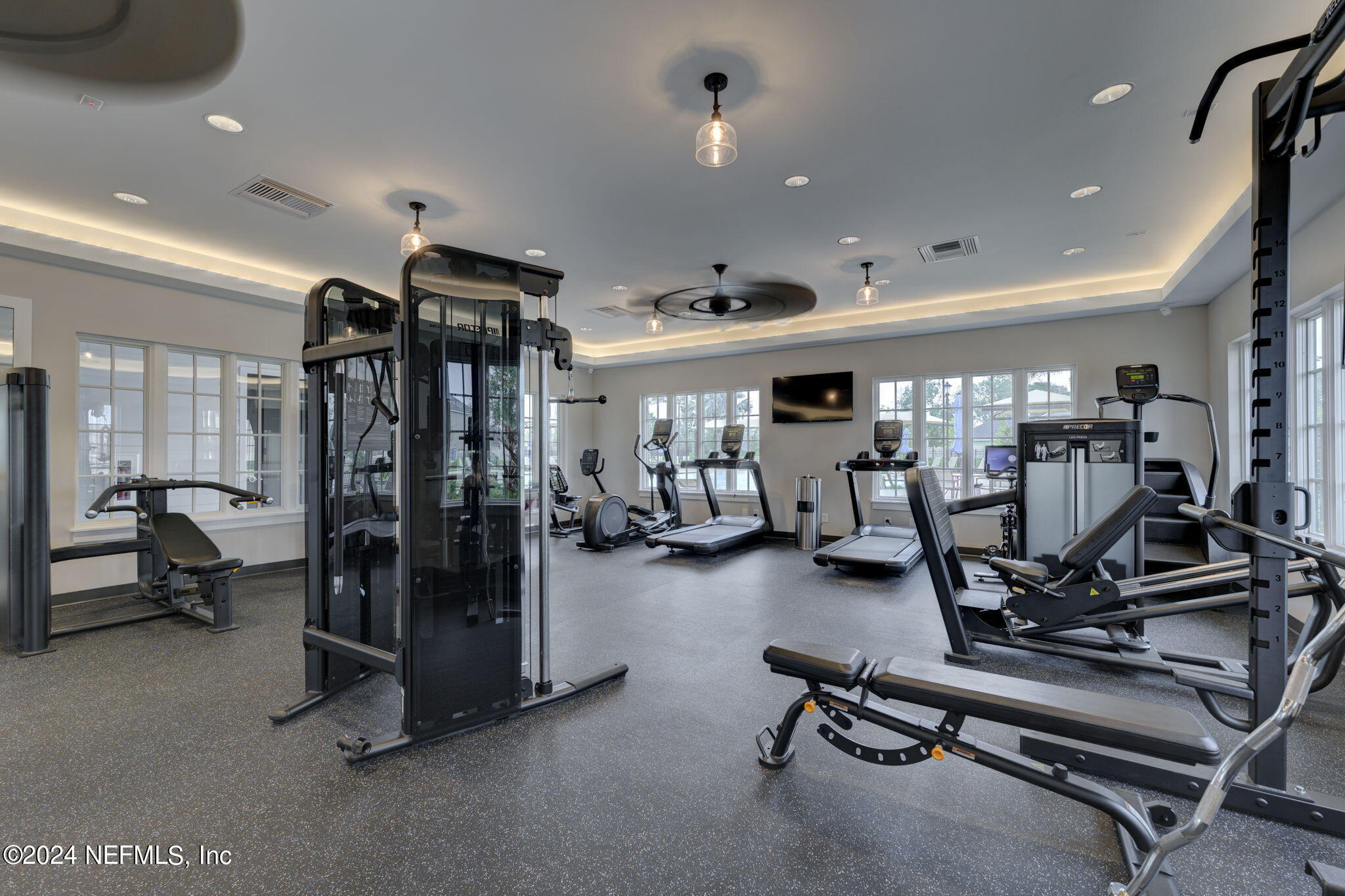 33 Pinzon Pl Street St. Augustine, FL 32095 - Photo 37 of 41 a view of a room with gym equipment