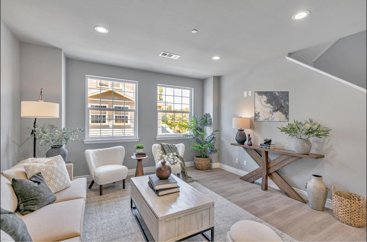 24757 Oneil Avenue Hayward, CA 94544 - Photo 3 of 17 a living room with furniture and a potted plant
