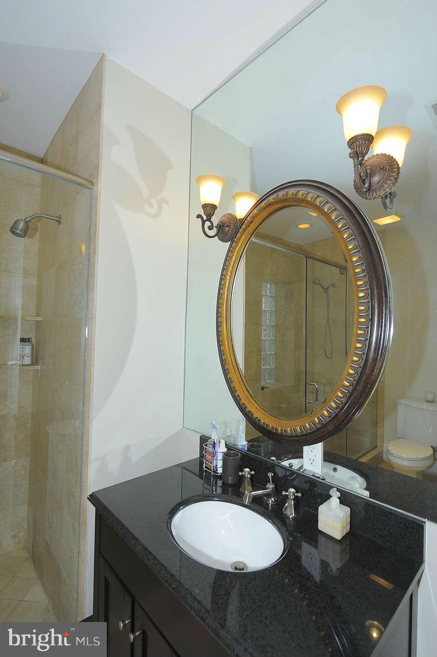 629 4th Street Northeast, Unit 3 Washington, DC 20002 - Photo 26 of 30 a bathroom with a sink and a mirror