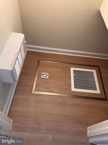 a view of a hallway with entryway